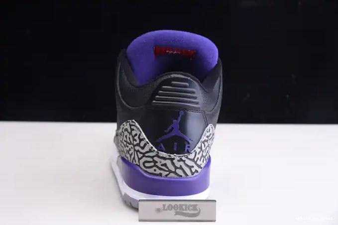 Rep Purple CT8532-050 Jordan Black Court Retro 3 Air 0615